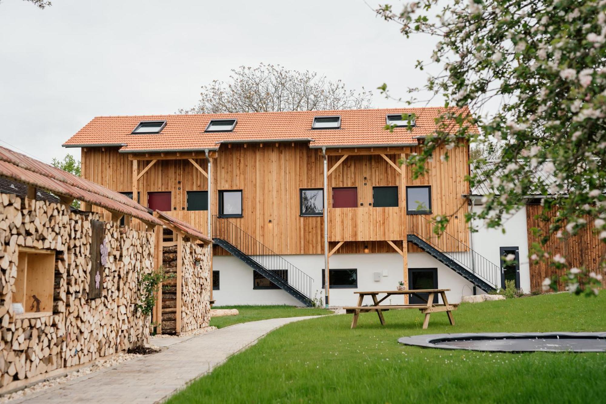 Appartement Raschbrunnenhof - Oekolandbau & Erholung à Haunsheim Extérieur photo